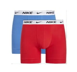 Nike Lot de 2 Boxers Brief pour Homme Dri-Fit 2PK, Star Blue/Uni Red/White WB, S