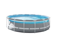 Intex Piscine tubulaire ronde Clear Window - Diamètre 4,88 m Hauteur 1,22