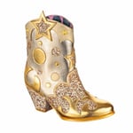 Irregular Choice Femme Lumière de Guidage Bottine, doré, 38 EU