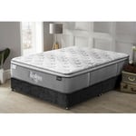 Matelas Rome 160x200 cm Double confort mi ferme et moelleux Multi-technologies - blanc