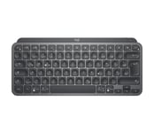 Logitech Mx Keys Mini For Business tastatur Kontor RF trådløs + Bluetooth QWERTZ Tysk Grafitt