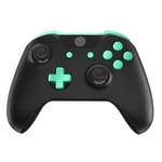 eXtremeRate LB RB LT RT Bumpers Triggers D-Pad ABXY Start Back Sync Buttons, Mint Green Full Set Buttons Repair Kits with Tools for Xbox One S & Xbox One X Controller (Model 1708)