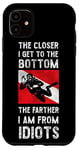 iPhone 11 Scuba Diving Diver The Closer I Get To The Bottom Idiots Case