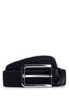 BOSS Mens Clorio Sz30 Woven belt with leather facings