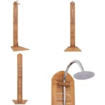 Douche de jardin Teck massif 70 x 75 x 204 cm - douche de jardin - douches de jardin - Home & Living