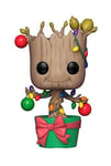 Figurine Vinyle Funko Groot De Noël Avec Lumières Et Ornements POP #399