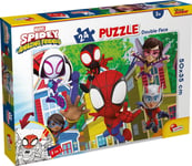 Double-Sided Floor Puzzle 24El Marvel Spidey This Is A Team! Lisciani 99665