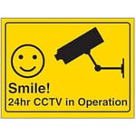 VSafety Camera Panneau autocollant en vinyle avec inscription « CCTV in Operation » 300 mm x 200 mm