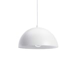 Lussiol - Luminaire Rachel, lustre design, moderne - lampe suspendue en métal mat - pendel assorti, douille E27 - possibilité ampoule LED - 60W maxi, Diam. 39 x H. 12 cm