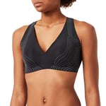 Sloggi Women's Zero Feel N 2.0 EX Non-Wired Bra, Black, XS