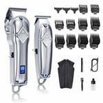 Limural Professional Cordless Hair Clippers Trimmers Mens Head Shaver Set Beard