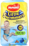 Huggies Little Swimmers Disposable Swim Nappies, Size 3-4, Pack of 12 Nappies