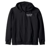 BRING THE RUCKUS Bold Fearless Unapologetic Unrestrained Zip Hoodie