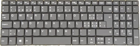 Clavier suisse allemand CH pour Lenovo Ideapad 3-15ada05 3-15are05 3-15igl05 3-15iil05 3-15ijl05 3-15iml05 3-15itl05 PC5C-SW Gris