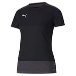 PUMA Women's teamGOAL 23 Training Jersey W T-Shirt, Black-Asphalt, Large