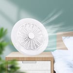 LED Smart Fan Light Ventilateur de Plafond 30W TéLéCommande IntéRieur LED LumièRe Silencieux Chambre Cuisine DéCor Lampe Ventilateurs-Blanc