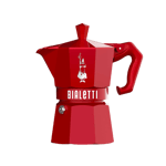 Bialetti Kokare 6 kopp MOKA Exclusive Bialetti® Röd