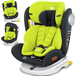 KIDIZ® Siège auto pour bébé Siège auto pour enfant Isofix Top Tether pivotant à 360° Groupe 0/1/2/3 dès la naissance 0-36kg Avec toit pare-soleil