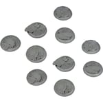 Set De 10 Socles Pour Figurines À Peindre - D 30 Mm - Jeu De Plateau