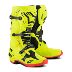 Alpinestars Tech 10 Crosstövlar Gul Fluo-Svart-Röd Fluo