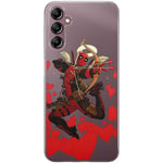 ERT GROUP Coque de téléphone Portable pour Samsung A14 4G/5G Original et sous Licence Officielle Marvel Motif Deadpool 011 Parfaitement adapté à la Forme du téléphone Portable, partiel imprimé