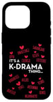 iPhone 16 Pro It's a K-Drama Thing | Korean Words Case