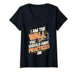 Womens I Am The Wall You Should Have Practiced On Soccer Goalie V-Neck T-Shirt