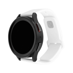 Fixed Samsung Galaxy Watch 22mm Armband Silicone Sporty Strap Vit