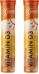 Vitamin D Effervescent Tablets - Dissolvable High Strength Vitamin D3-20 Vitamin