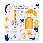 Roger & Gallet - Coffret Bois D'orange Eau Parfumée Bienfaisante 100ml & Bougie Parfumée