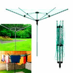 4 ARM 40M OUTDOOR CLOTHES LAUNDRY AIRER DRYER WASHING LINE HEAVY DUTY