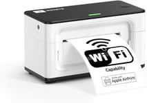 MUNBYN Wireless Thermal Printer, Wi-Fi Shipping Label Printer, Compatible with iPhone iPad Mac Android Windows Chromebook, for Etsy Shopify eBay Amazon Royal Mail DHL DPD Evri, ITPP941 AirPrint