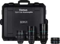 Sirui Anamorphic Venus 3x Lens + Adapter Kit (35/75/150mm) + 1.25x Adapter + Hard Case L-Mount