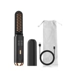 Multifunctional Fast Heated Straightener Brush (Black) G1D91470