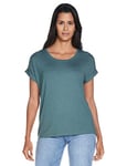 Only Femme Onlmoster S/S O-neck Top Noos Jrs T shirt, Vert (Balsam Green), M EU