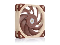 Noctua Nf A12x25 Uln, Fan, 12 Cm, 1200 Rpm, 12,1 Db, 55,7 M³/H, Beige, Röd