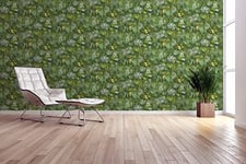 A.S. Création The Wallcover 385831 Self-Adhesive Jungle Wallpaper Decorative Furniture Film Palm Trees 8.00 x 0.53 m Made in Germany