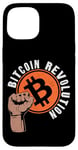 iPhone 15 Bitcoin Crypto Revolution Fist Bitcoin Revolution Case