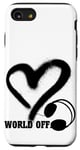 Coque pour iPhone SE (2020) / 7 / 8 Casque Musique Coeur Techno House Amour