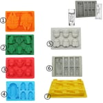 1 Pcs Ice Tray Silicone Mold Cube Chocolate Mould Death 6