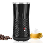 Milk Frother Electric, 240ml Milk Foamer, 4-in-1 Milk Warmer, Foaming for Coffee, Latte, Cappuccino, Hot Chocolate