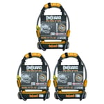 Cycle Locks & Cables OnGuard Pitbull DT 8005 Sold Secure Gold Triple Pack