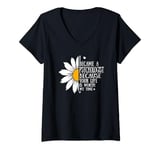 Womens I became a Psychologist because your life is worth my time V-Neck T-Shirt