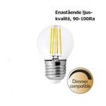 Seca dimbar LED klot 2200K 250lm E27 3,5W