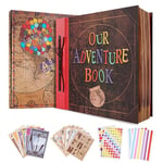 Our Adventure Book Album Photo Scrapbooking,Livre d'or Mariage,Livre d'or Anniversaire,Album Photo Mariage,Noël Anniversaire Anniversaire,Cadeau Saint Valentin(60 Pages)