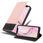 Coque pour Apple iPhone 13 PRO en ROSE NOIR Housse de protection Étui avec fermeture magnétique, fonction de support et compartiment pour carte - Neuf