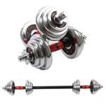 Nologo HNDZ Electroplated Dumbbell Fitness Household Equipment Male And Female Yaling Variable Barbell Set 15-30kg Electroplated Dumbbell Set,Convenient and healthy (Size : 15KG)