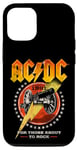 Coque pour iPhone 12/12 Pro AC/DC Rock Music Band For Those About To Rock 1981