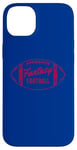 Coque pour iPhone 14 Plus Fantasy Football Bleu Rouge