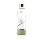 EQUA vattenflaska glas 550ml Metallic Gold